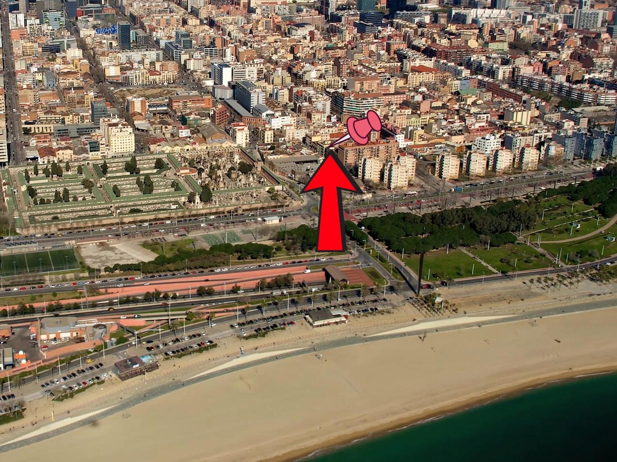 Taulat Loft L Poblenou Beach L Self Check In L Terrace Penthouse Barcelona Zewnętrze zdjęcie